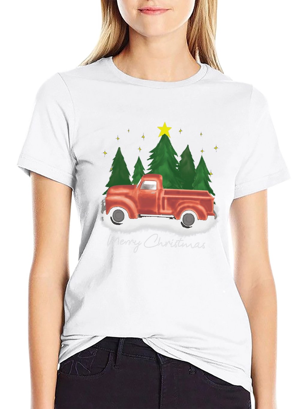 Christmas Truck T-Shirt - Holiday Tee
