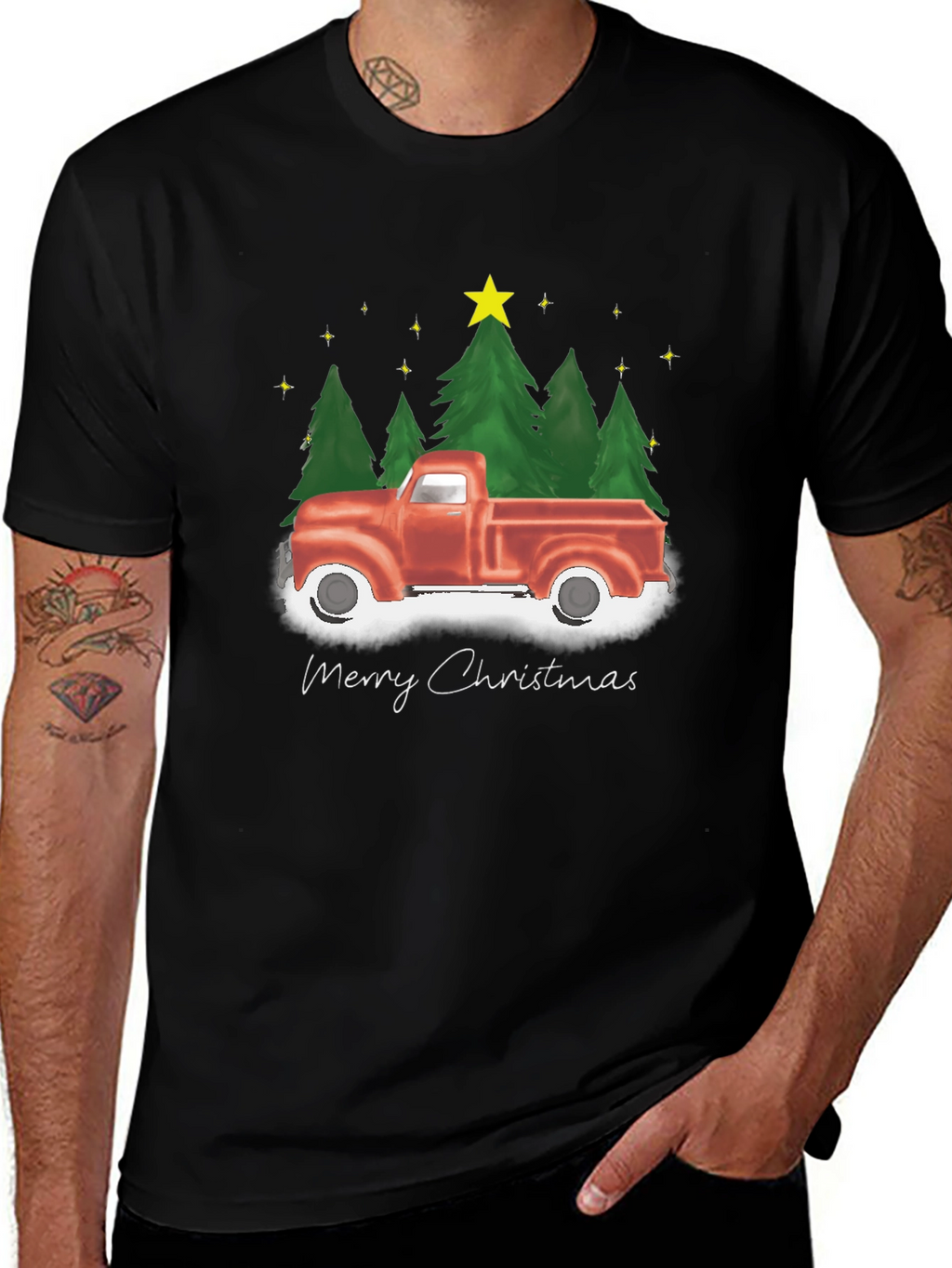 Christmas Truck T-Shirt - Holiday Tee