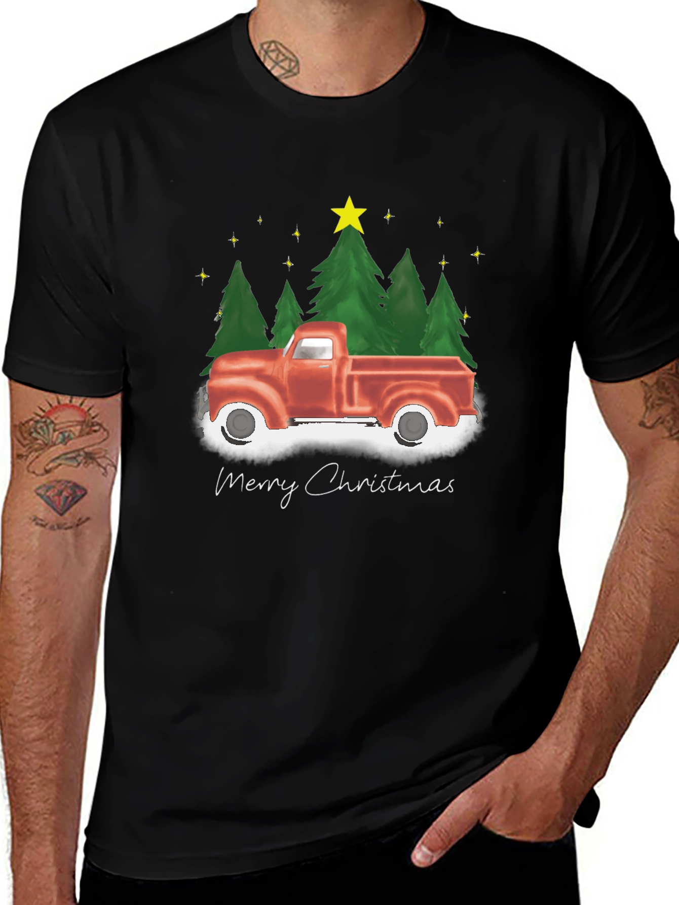 Christmas Truck T-Shirt - Holiday Tee