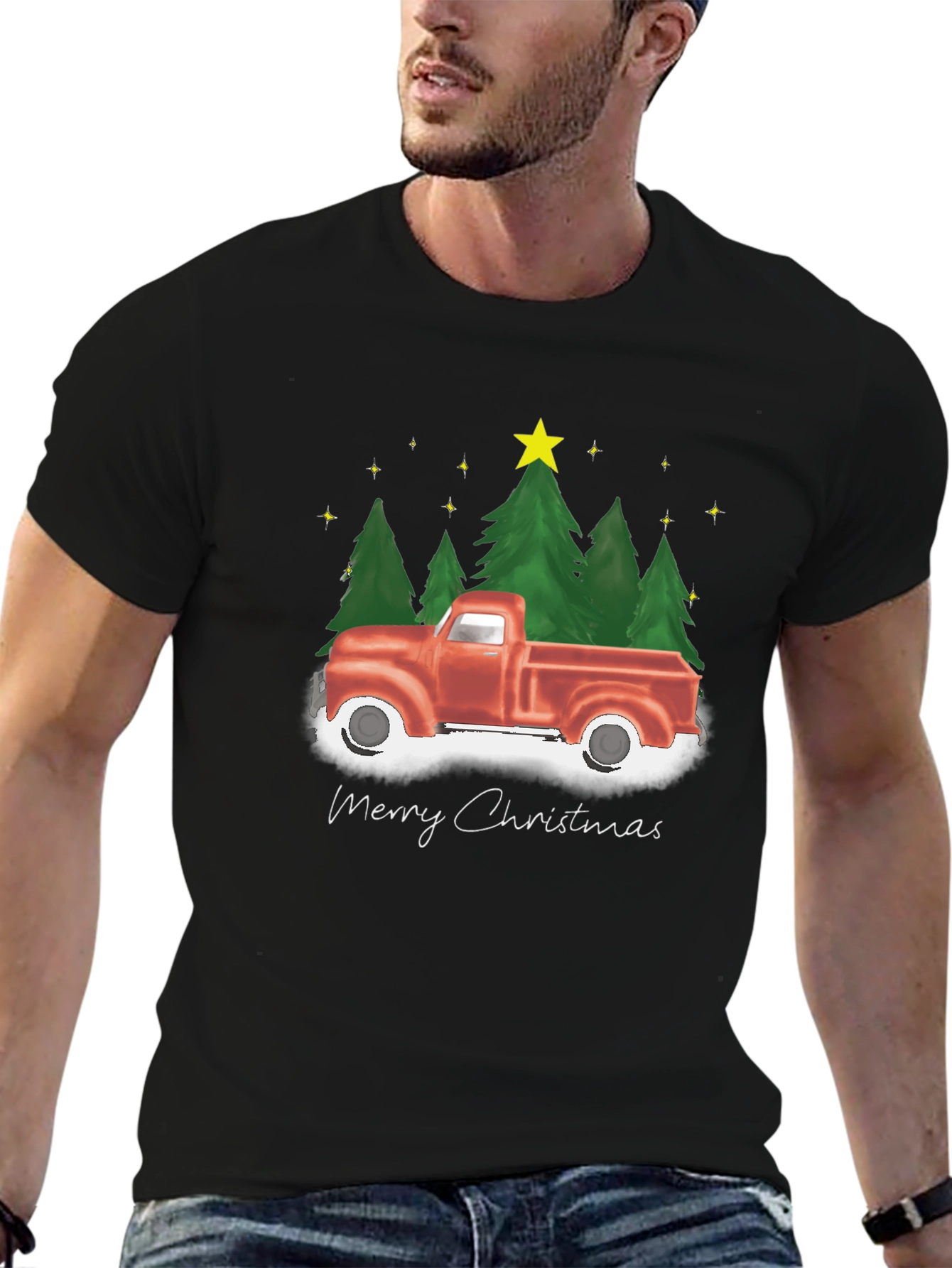 Christmas Truck T-Shirt - Holiday Tee