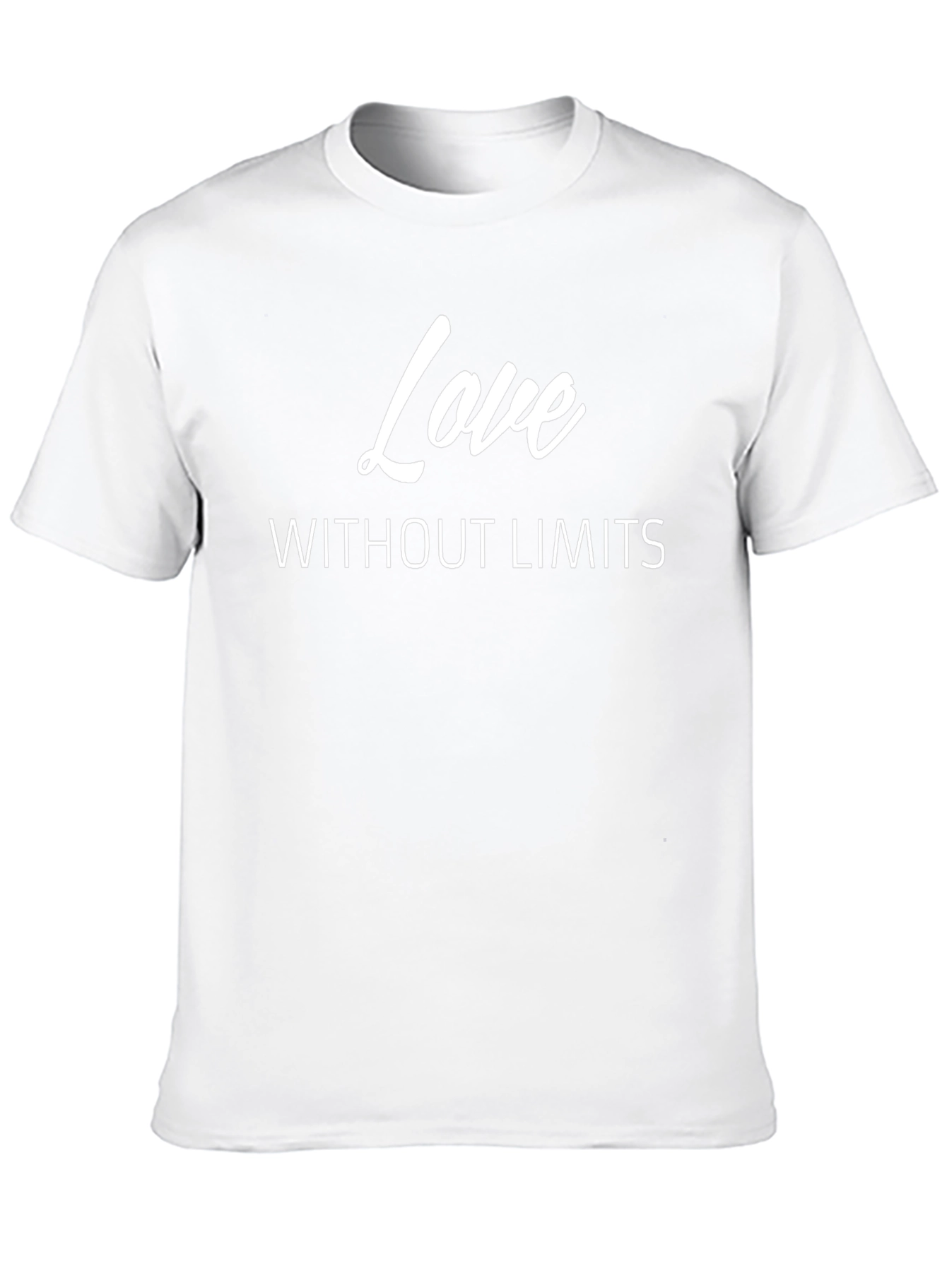 Love Without Limits Graphic Tee - Stylish Black T-Shirt
