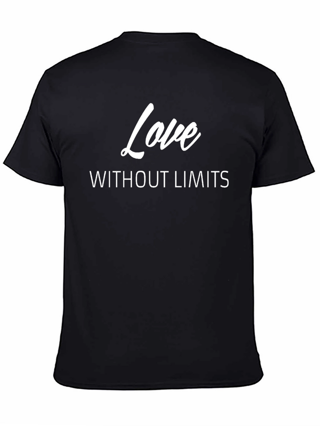 Love Without Limits Graphic Tee - Stylish Black T-Shirt