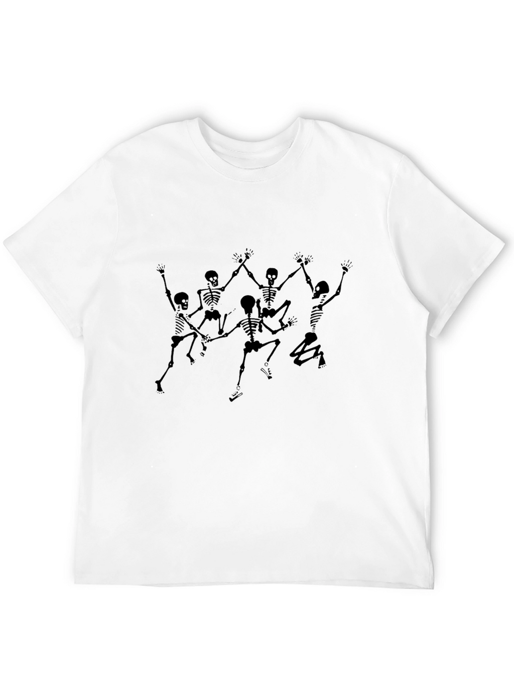 Skeleton Dance Black T-Shirt - Gothic Style