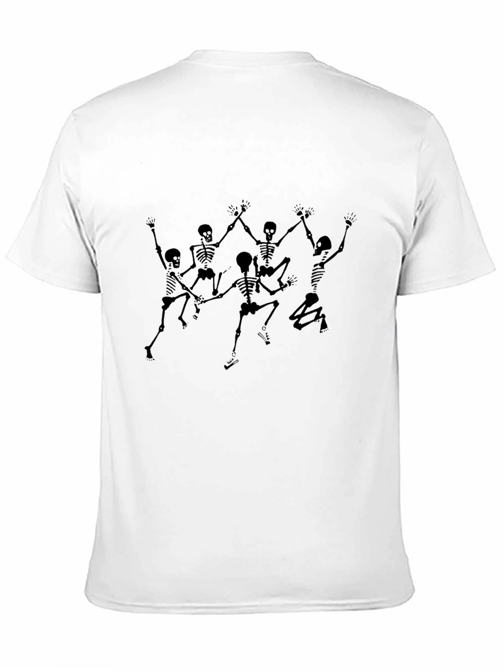 Skeleton Dance Black T-Shirt - Gothic Style