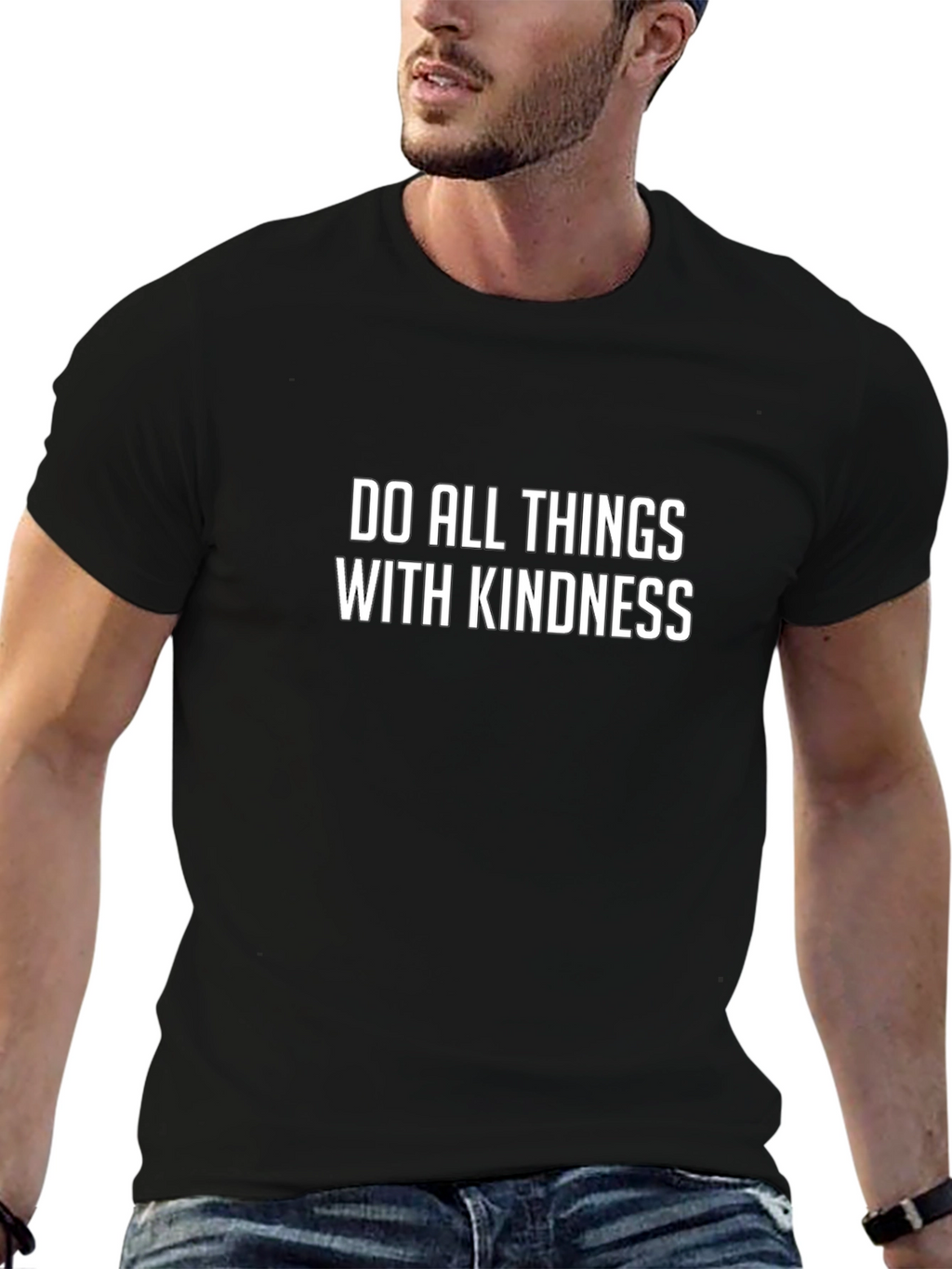 Kindness T-Shirt - Black Graphic Tee