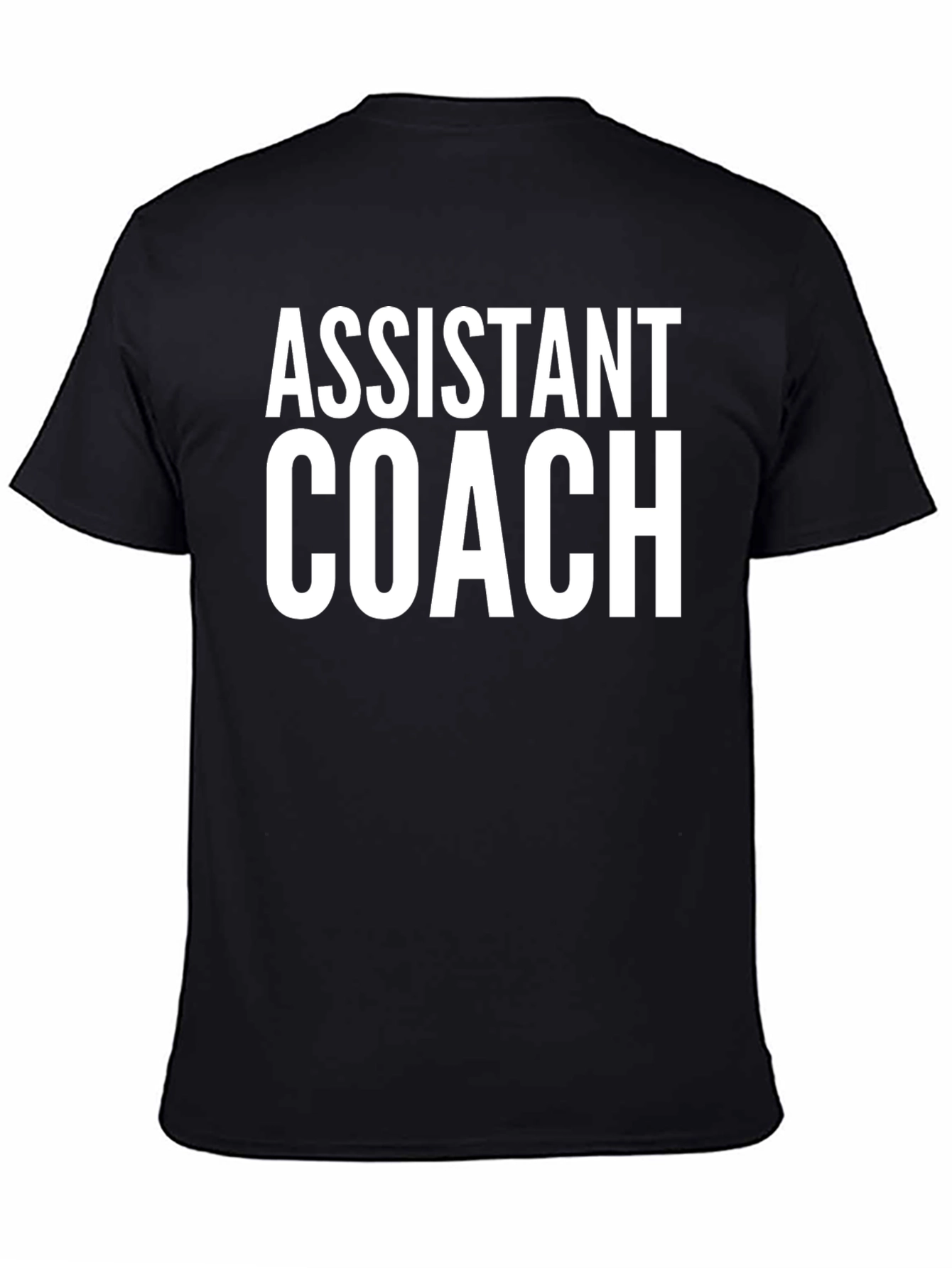 Assistant Coach Black T-Shirt