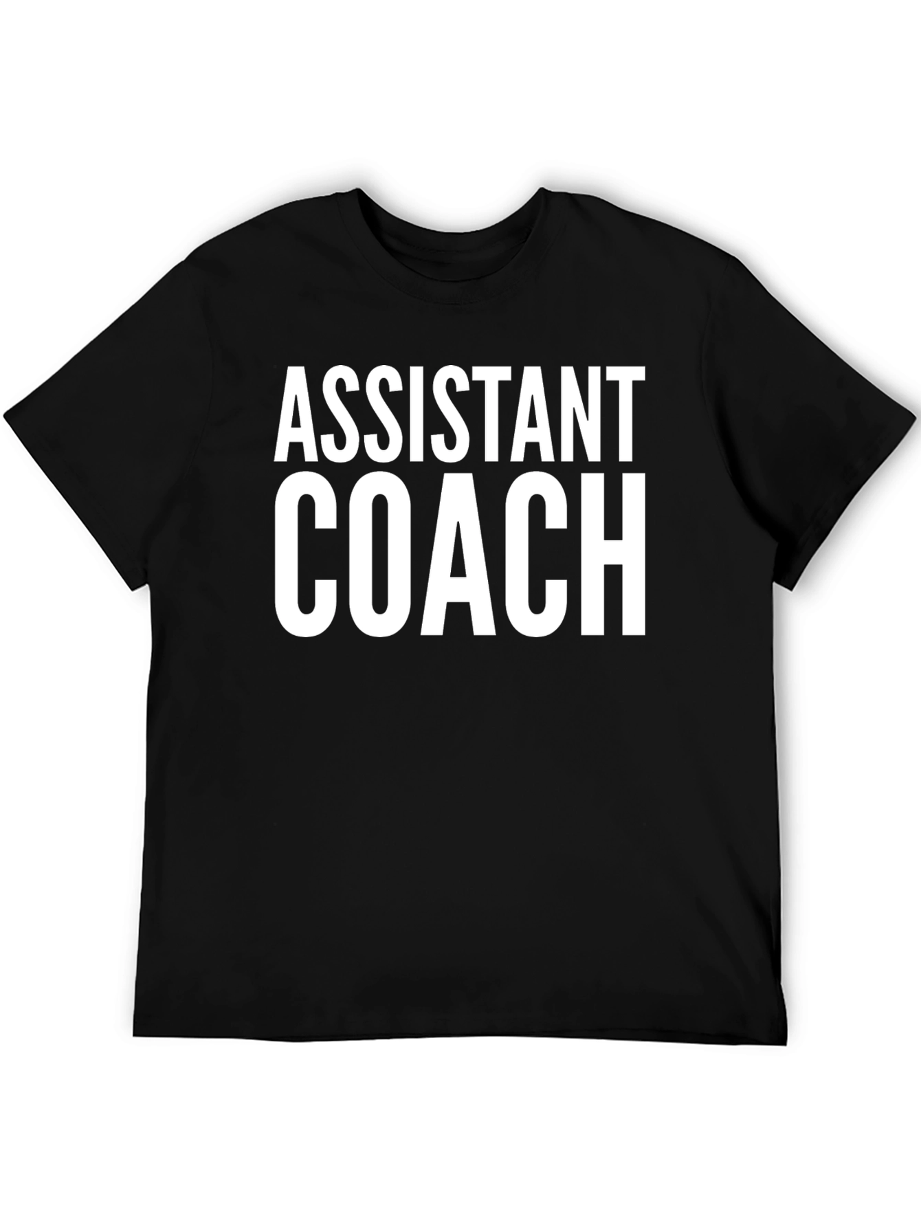 Assistant Coach Black T-Shirt