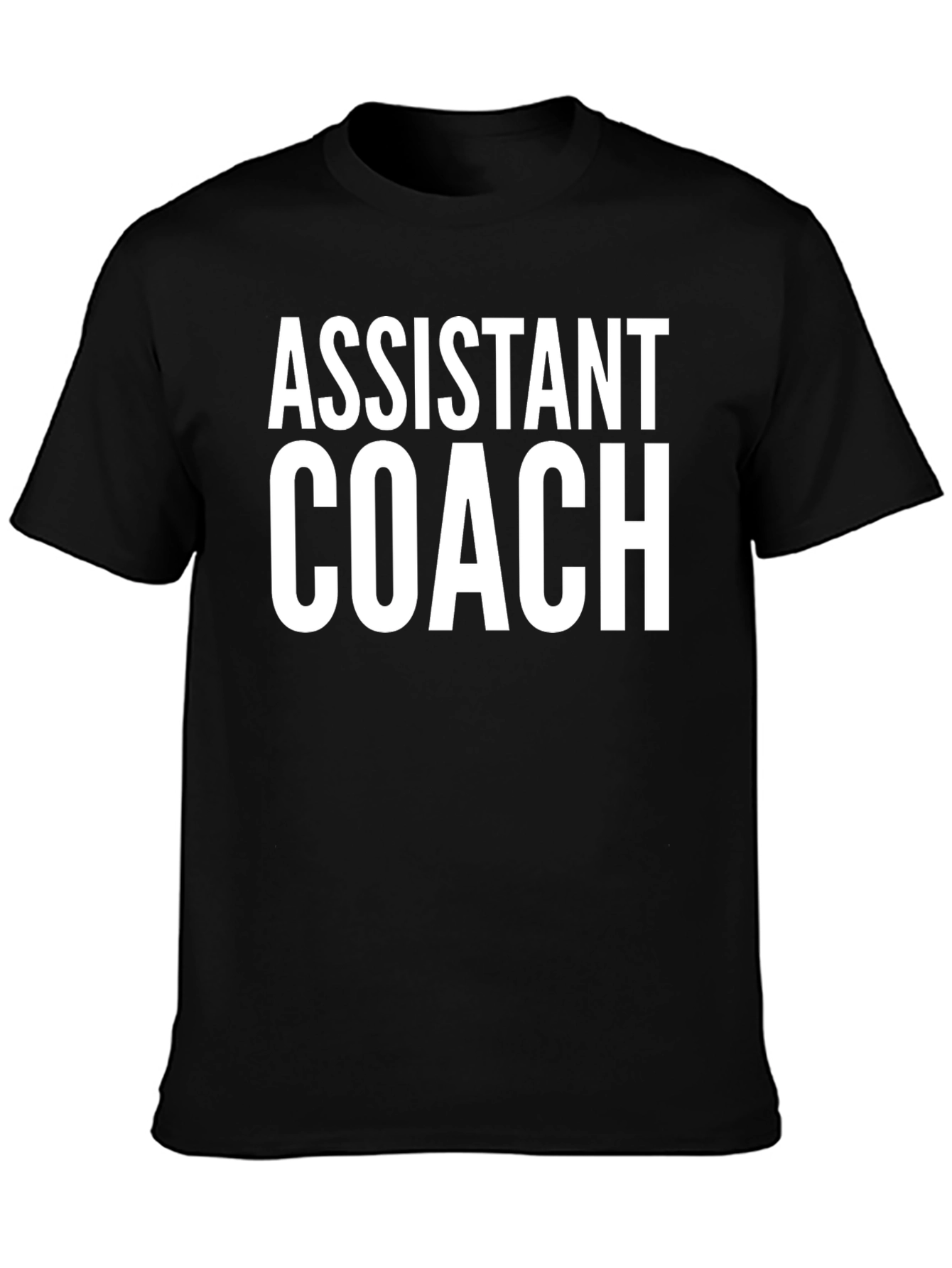 Assistant Coach Black T-Shirt