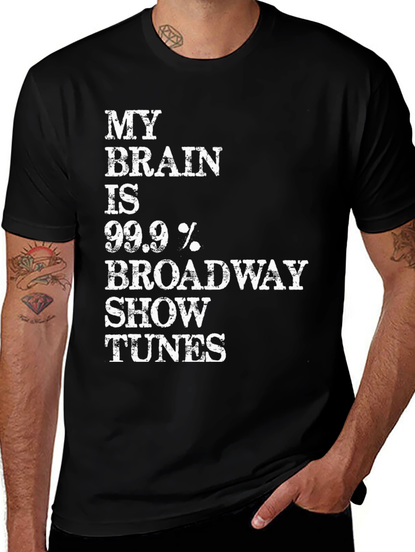 Broadway Tunes T-Shirt - 99.9% Broadway!