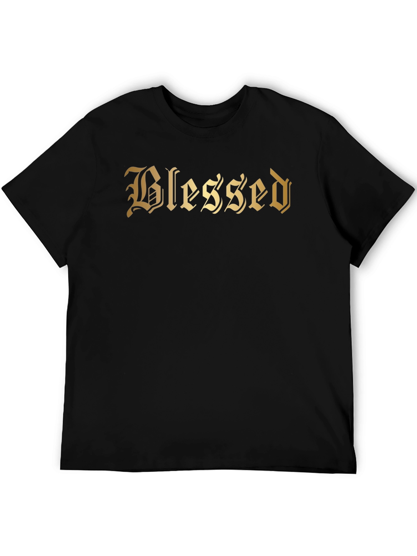 Blessed Black T-Shirt - Religious Inspired Graphic Tee