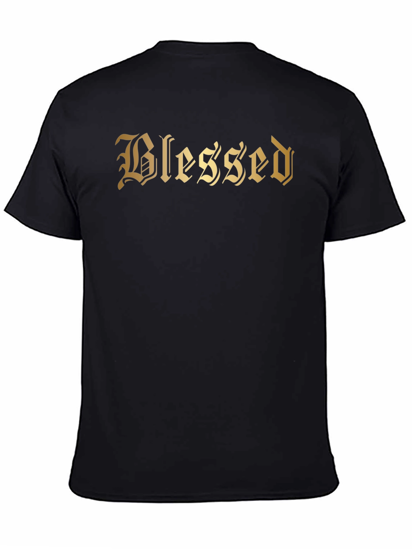 Blessed Black T-Shirt - Religious Inspired Graphic Tee