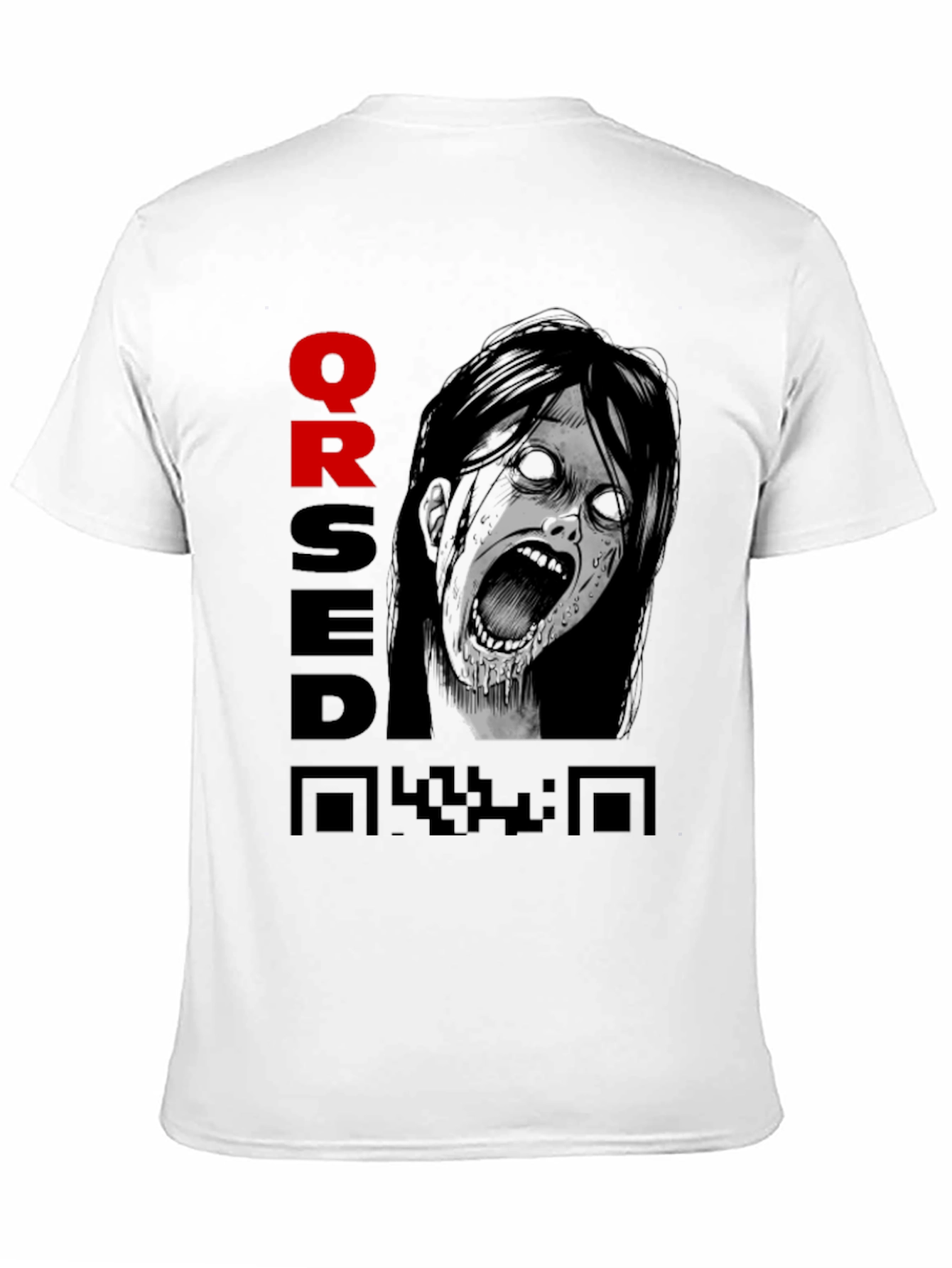 Cursed QR Code Graphic Tee