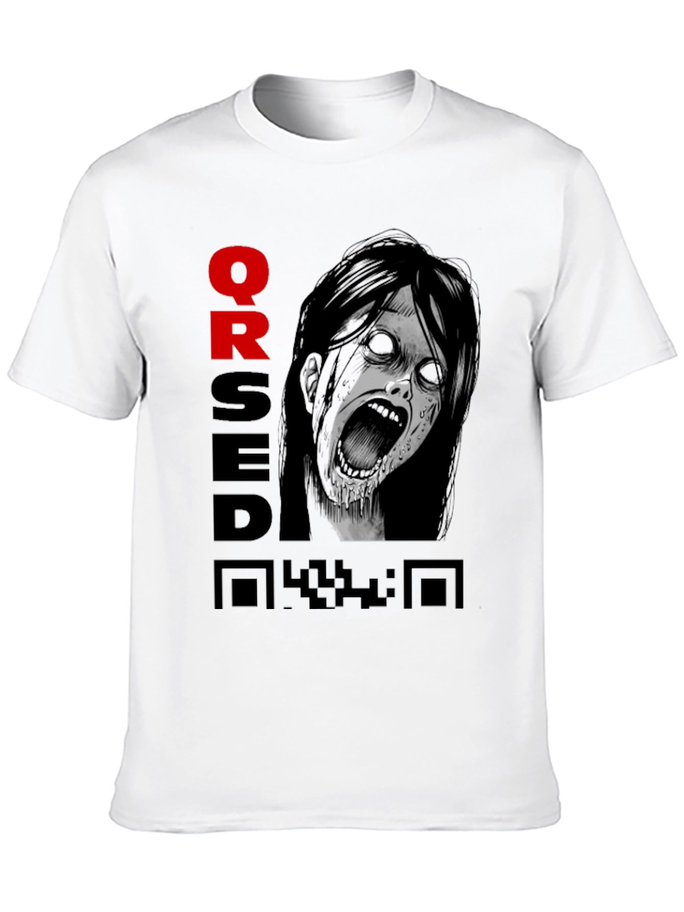 Cursed QR Code Graphic Tee
