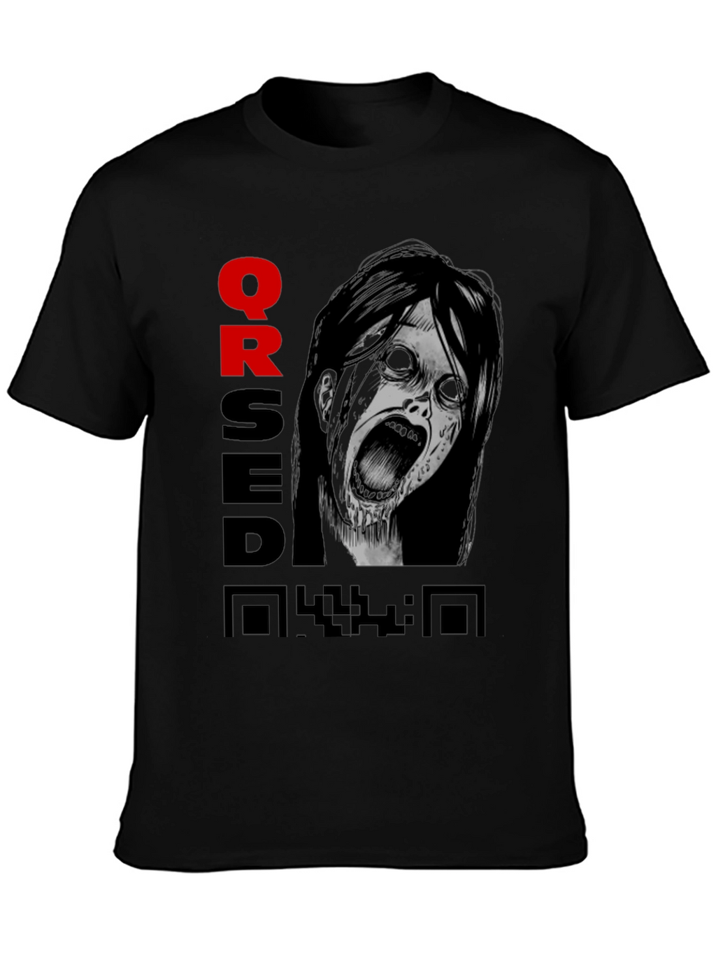 Cursed QR Code Graphic Tee