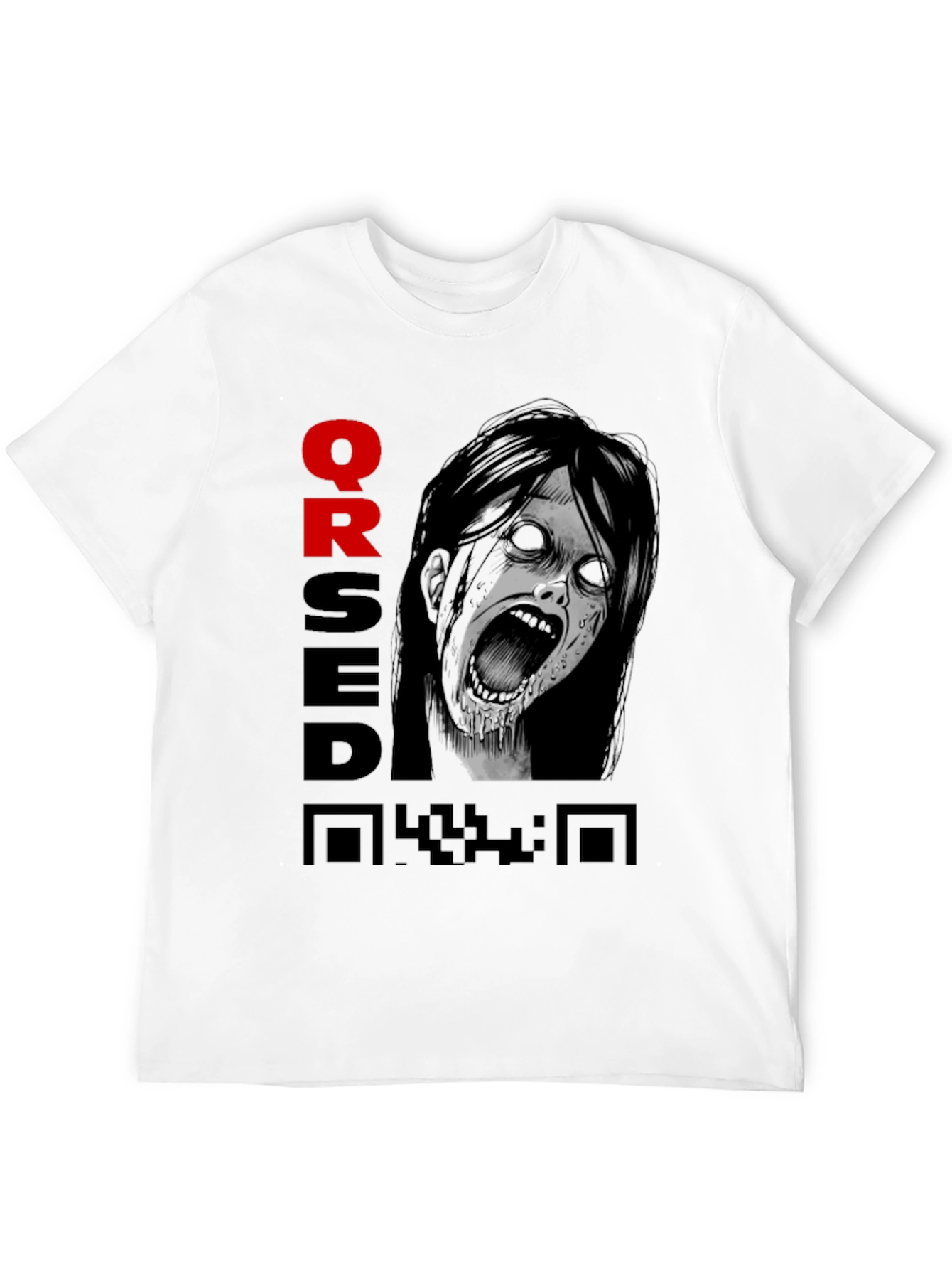 Cursed QR Code Graphic Tee