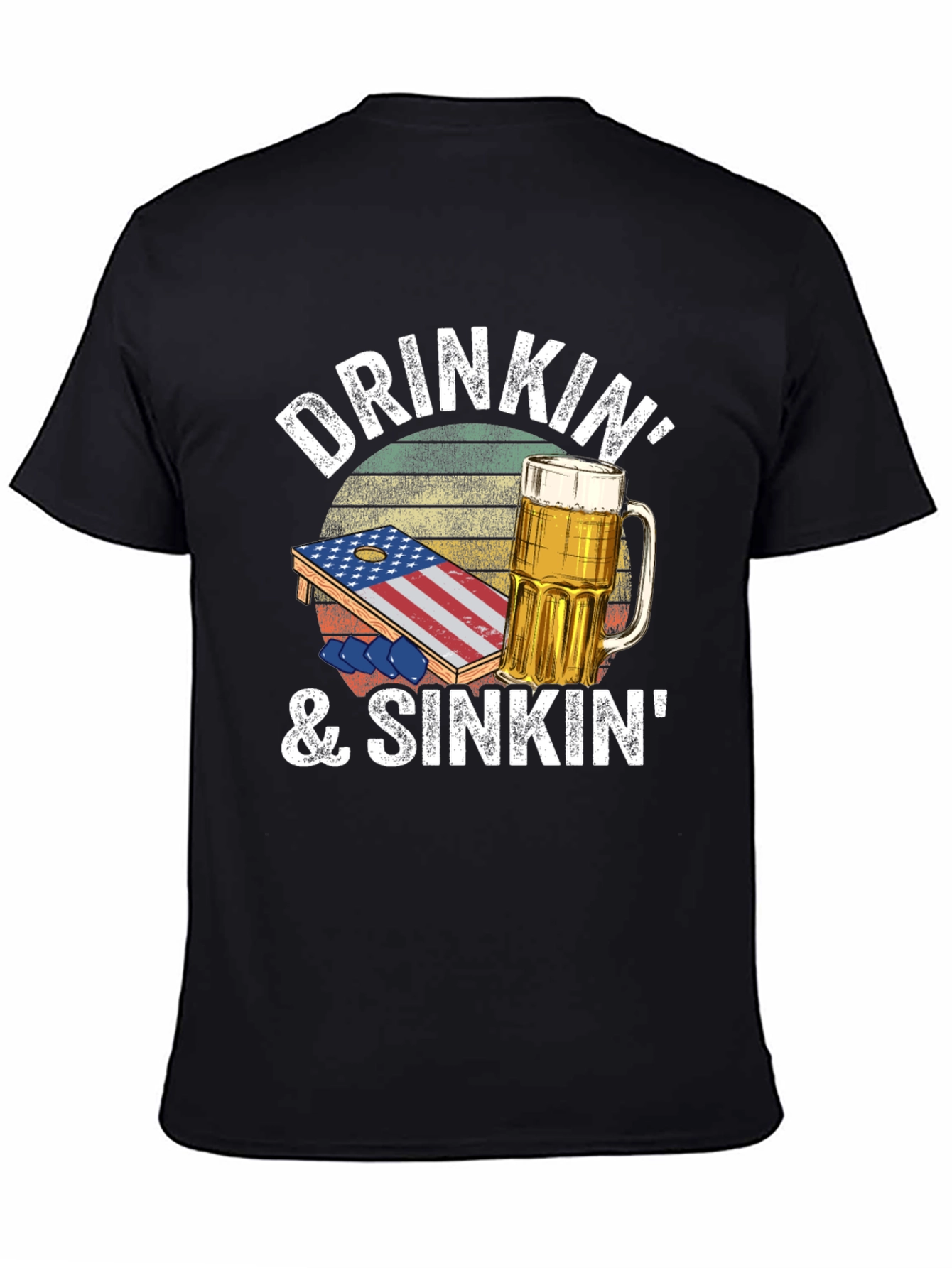 Drinkin & Sinkin Cornhole T-Shirt