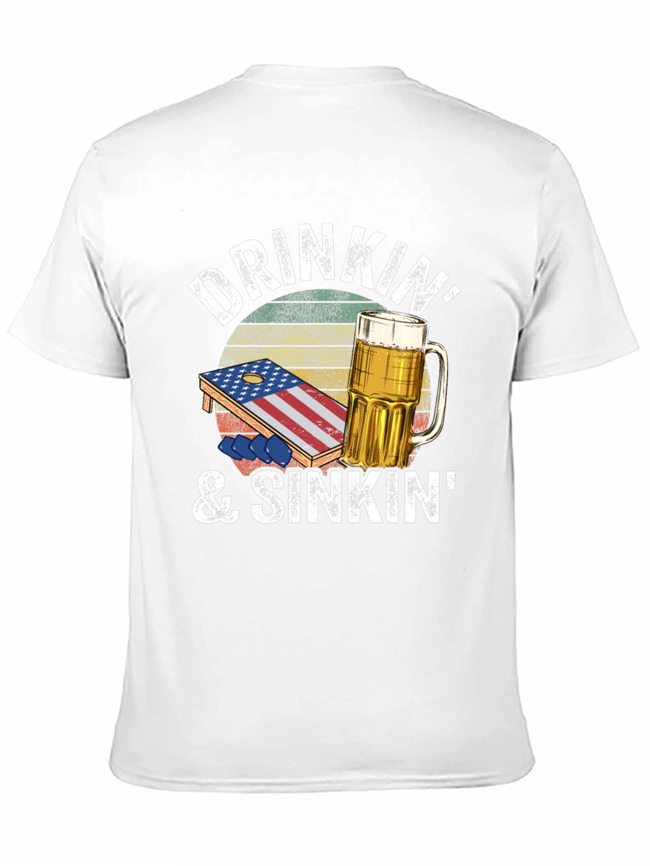 Drinkin & Sinkin Cornhole T-Shirt