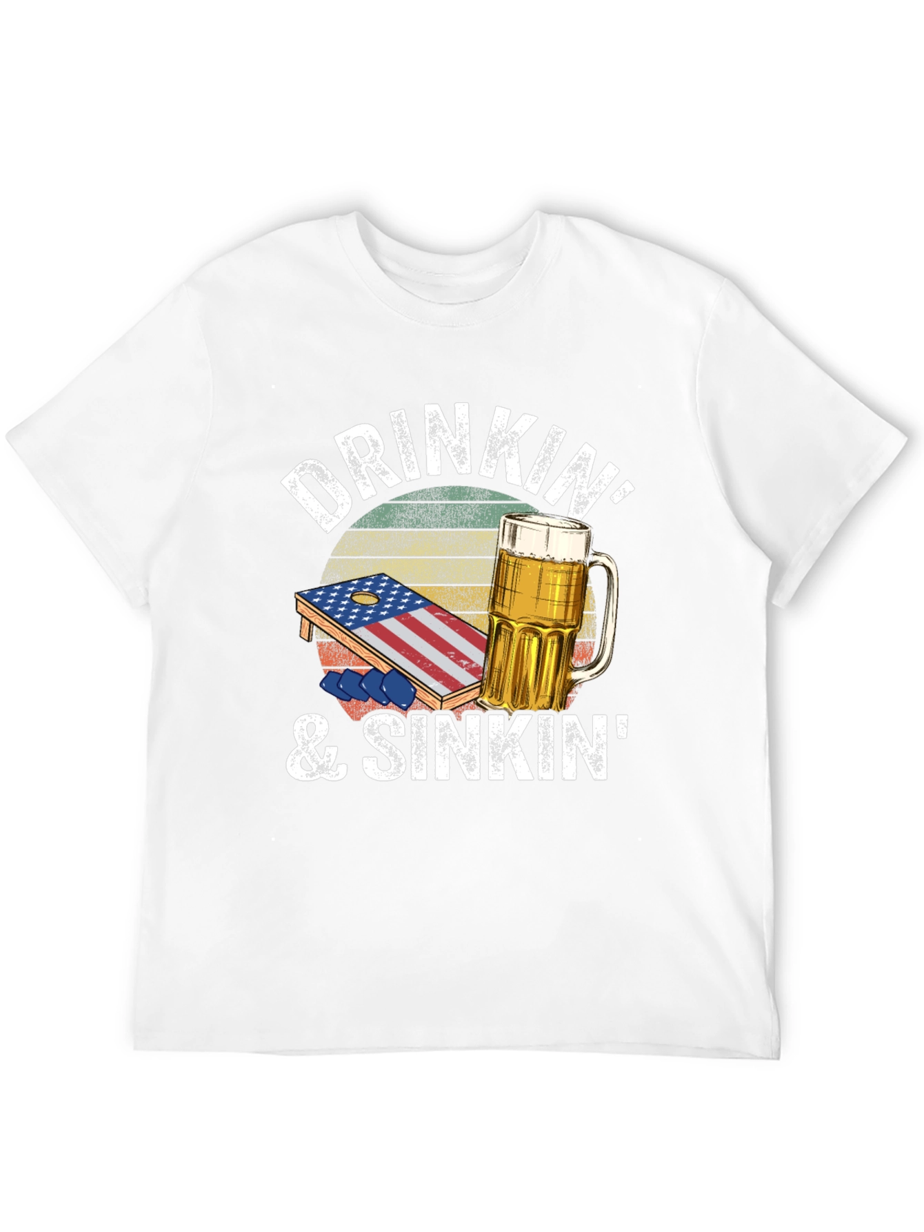 Drinkin & Sinkin Cornhole T-Shirt