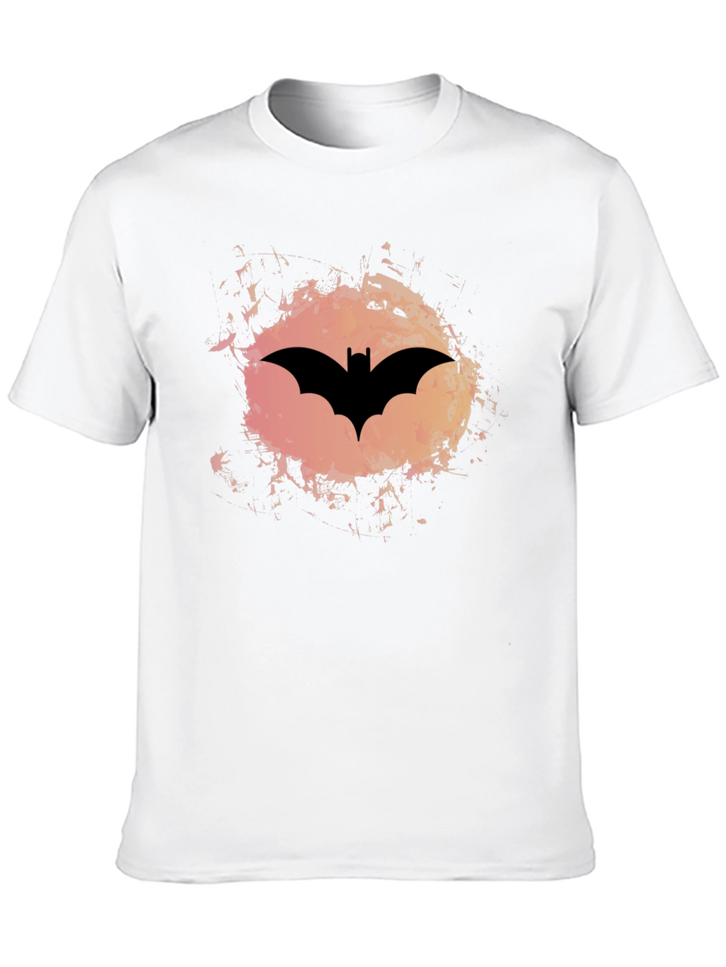 Batman Logo Graphic Print Mens Black T-Shirt