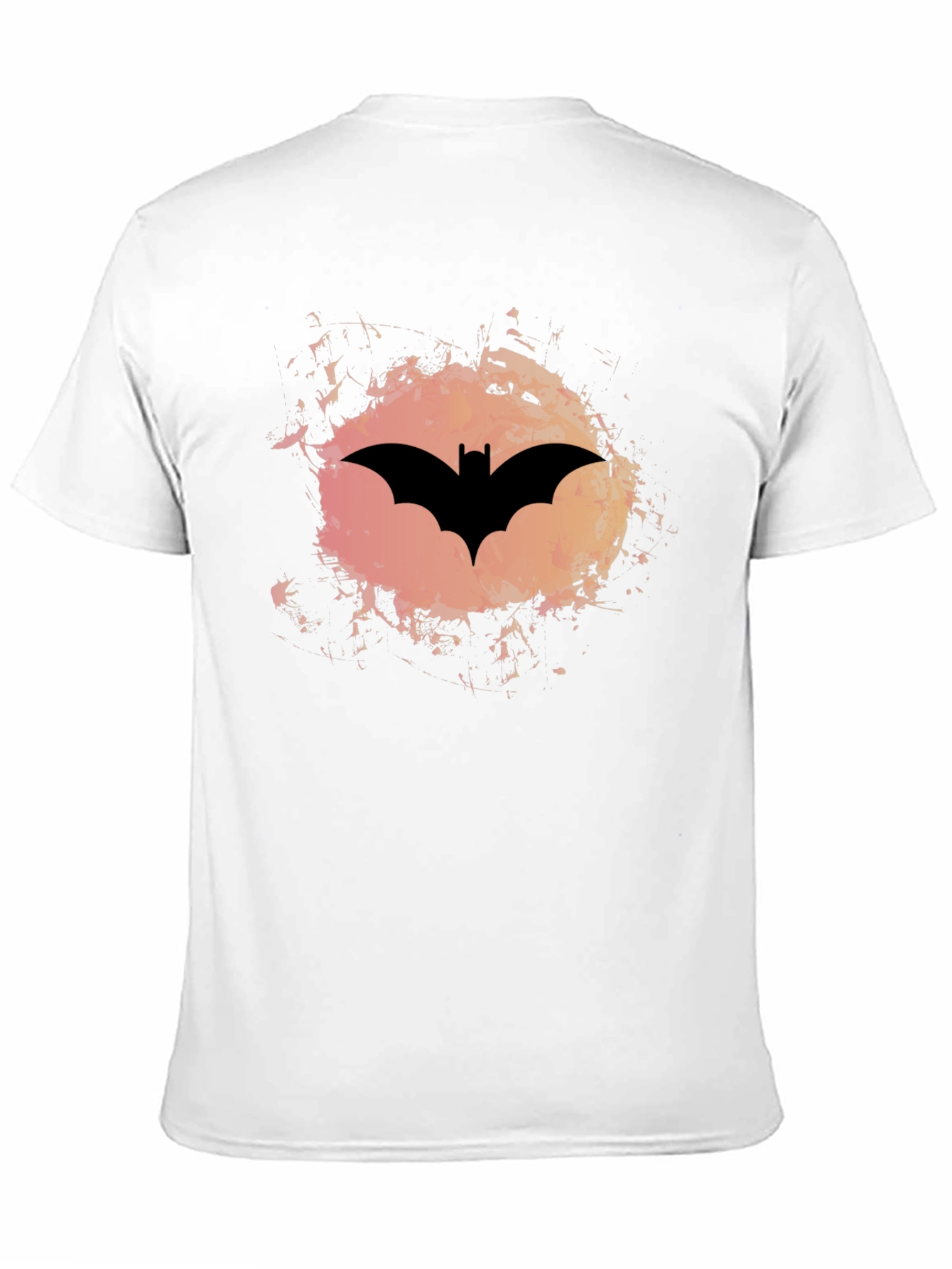 Batman Logo Graphic Print Mens Black T-Shirt