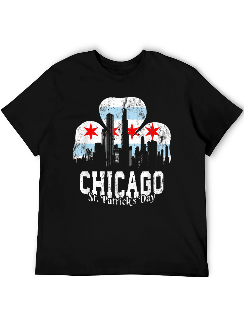 Chicago St. Patricks Day Shamrock T-Shirt
