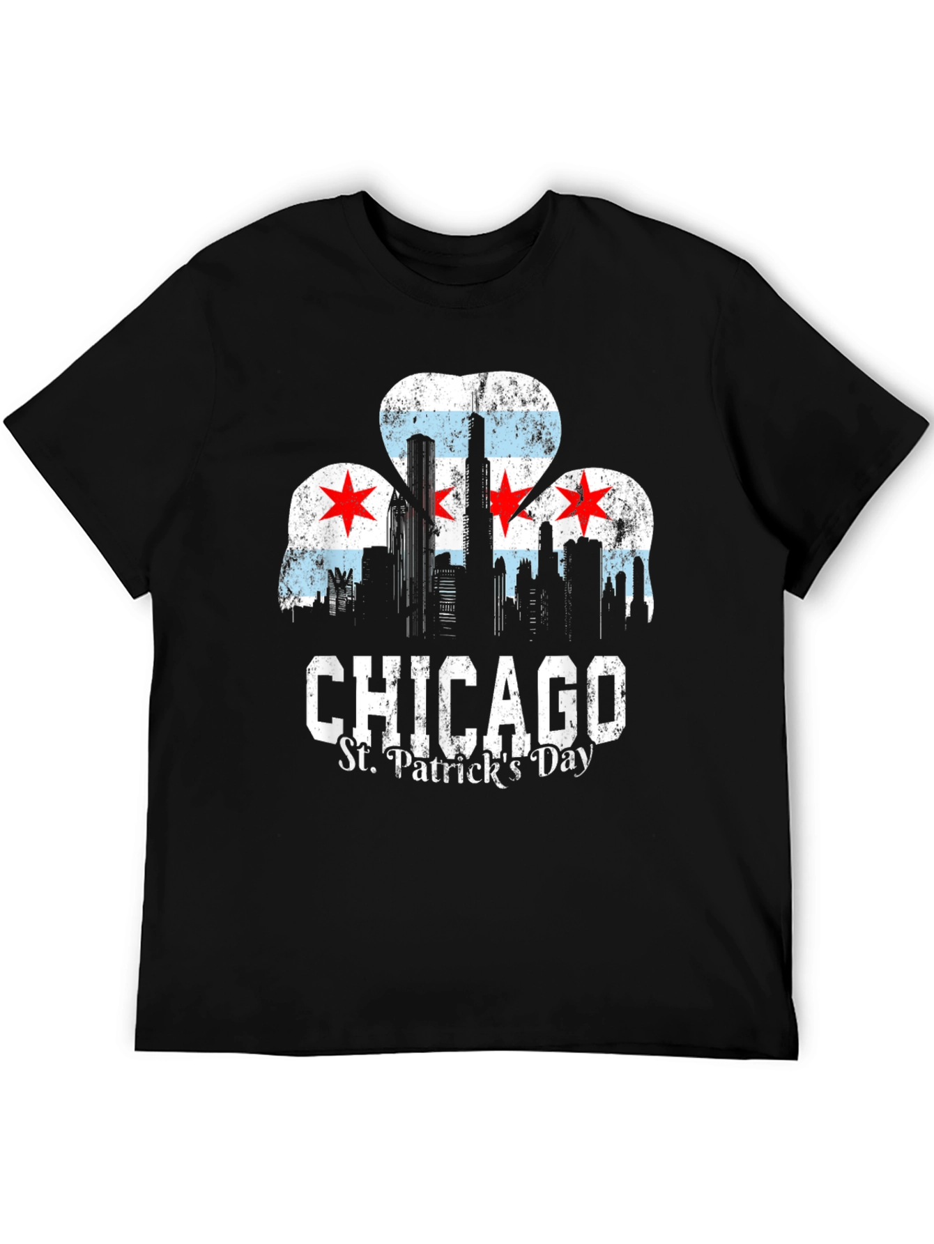 Chicago St. Patricks Day Shamrock T-Shirt
