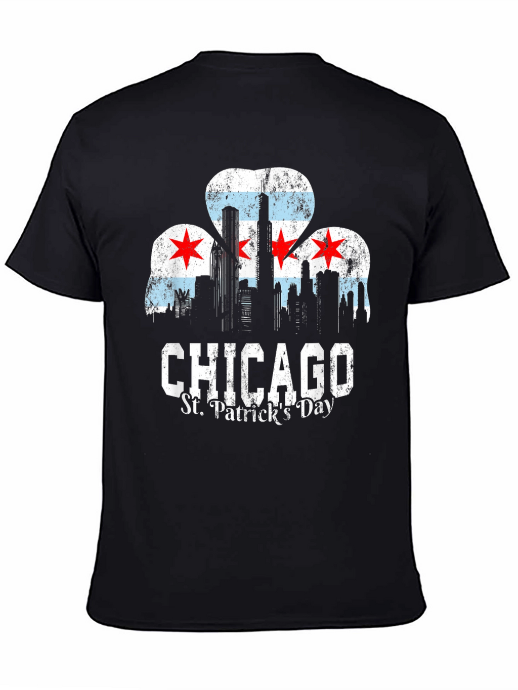 Chicago St. Patricks Day Shamrock T-Shirt