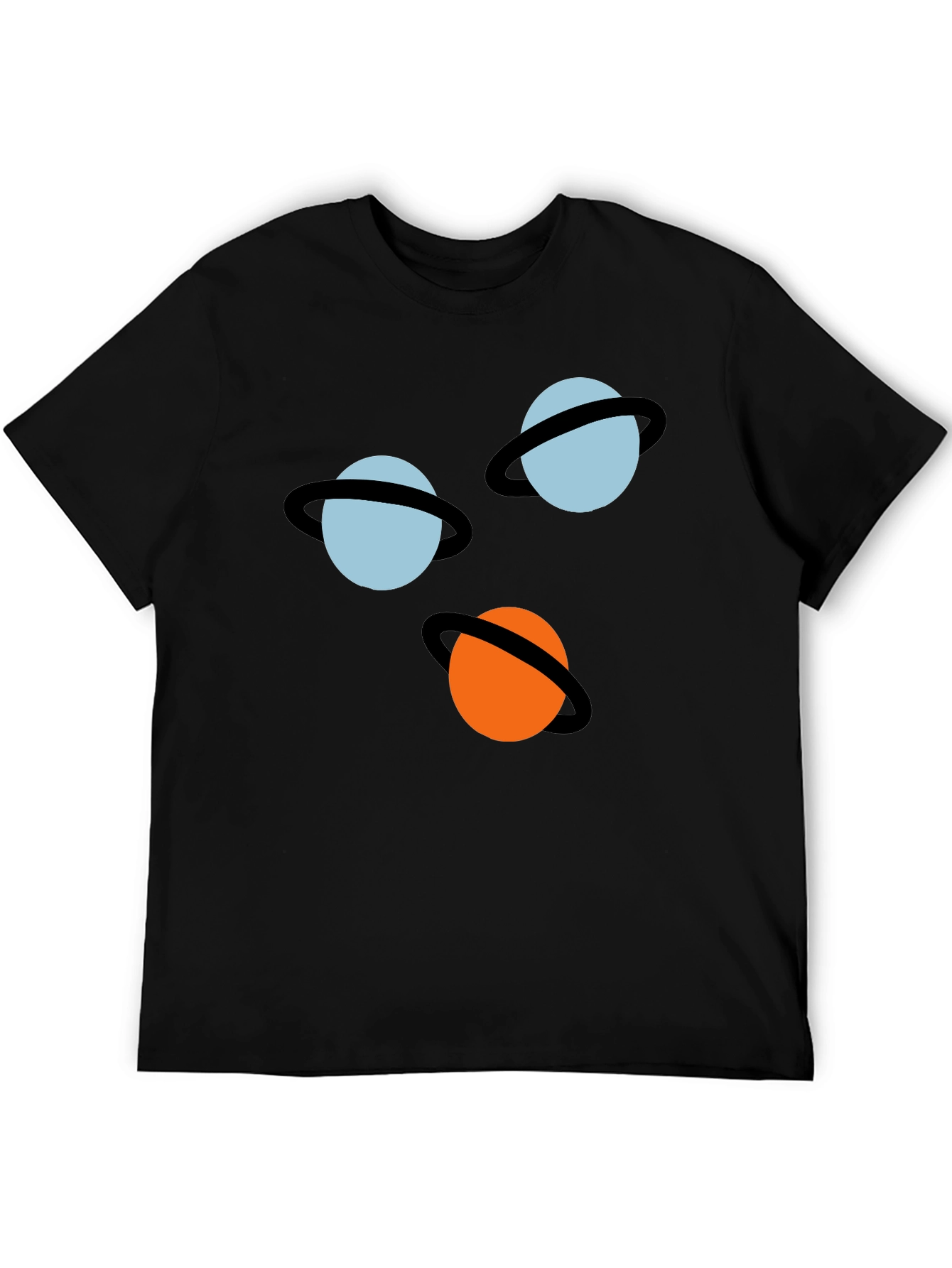 Planetary Style Black Graphic Tee