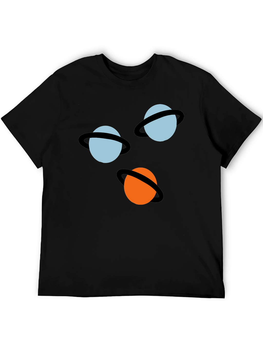 Planetary Style Black Graphic Tee