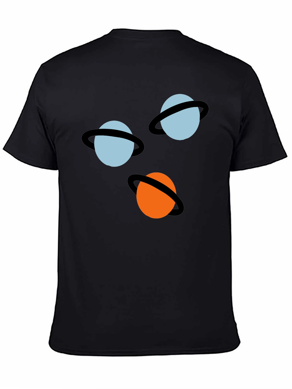 Planetary Style Black Graphic Tee
