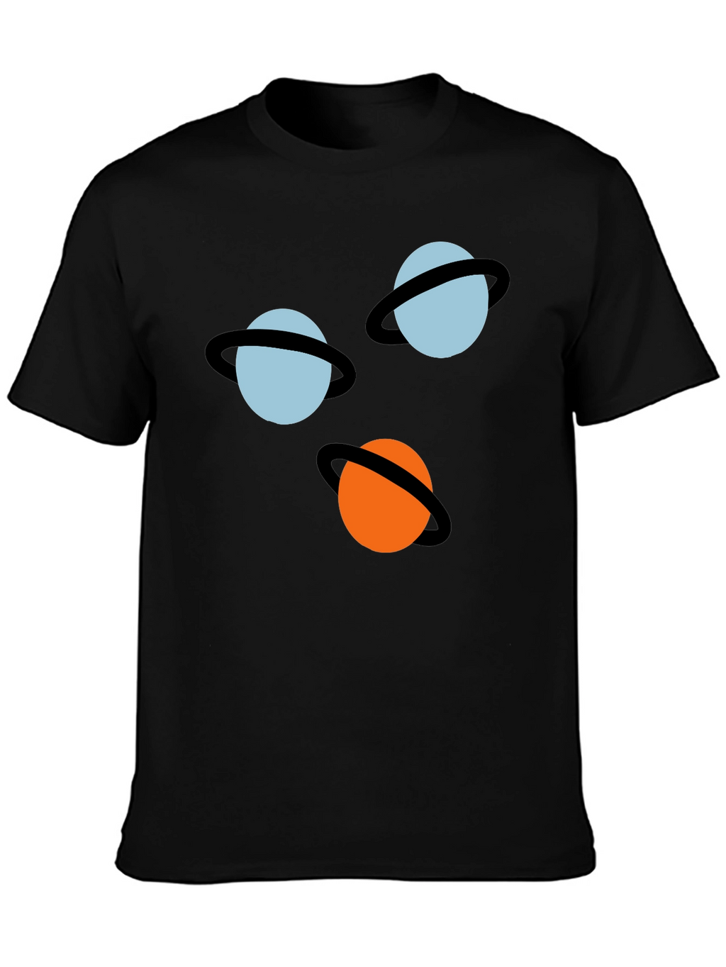 Planetary Style Black Graphic Tee