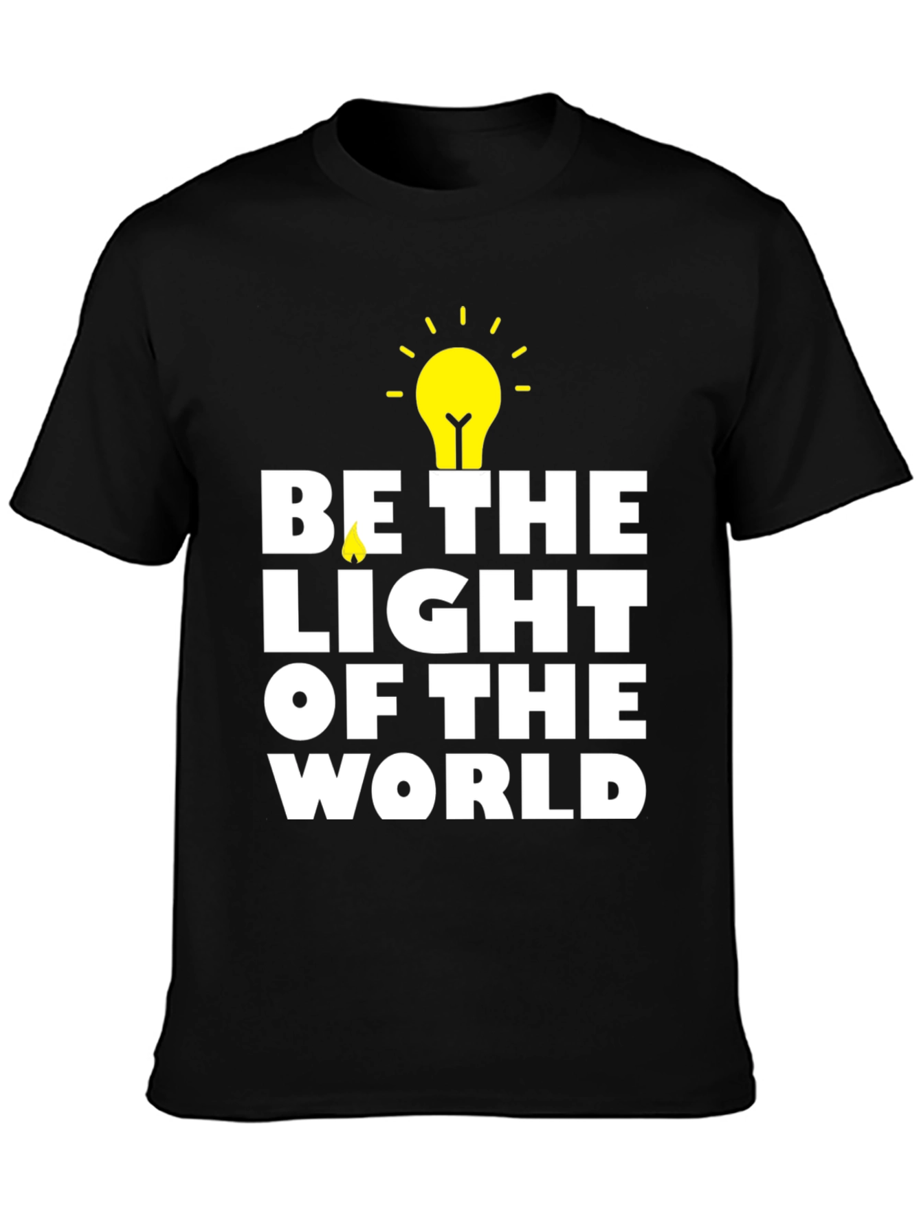 Be The Light T-Shirt - Inspirational Graphic Tee