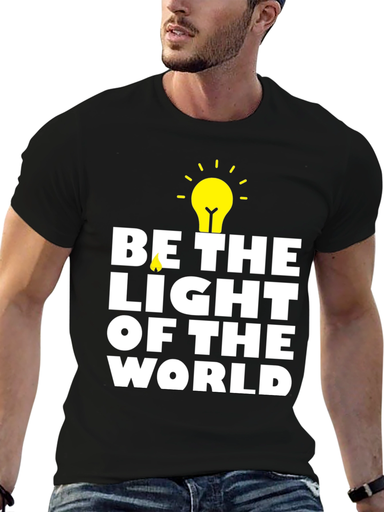 Be The Light T-Shirt - Inspirational Graphic Tee