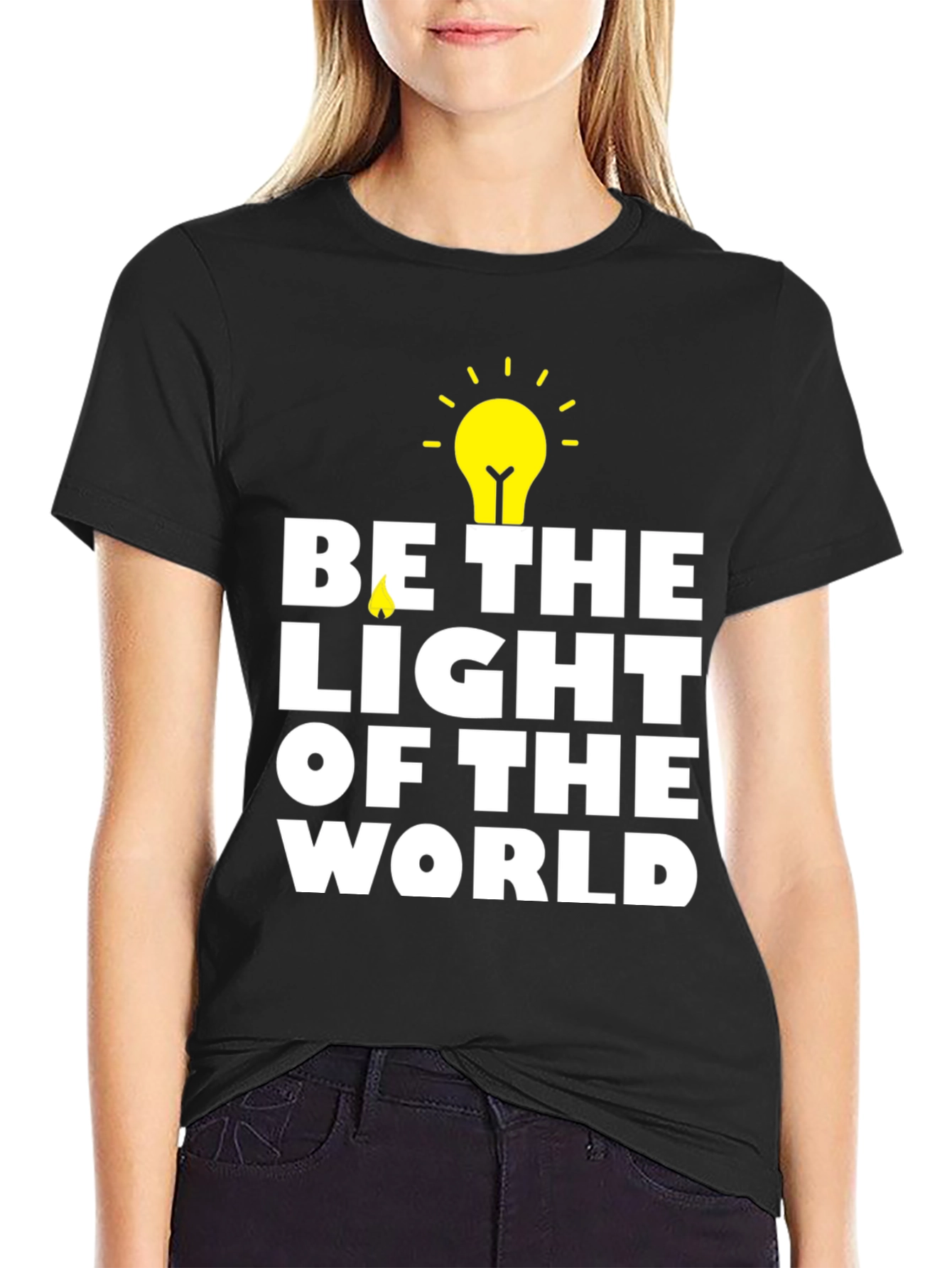 Be The Light T-Shirt - Inspirational Graphic Tee