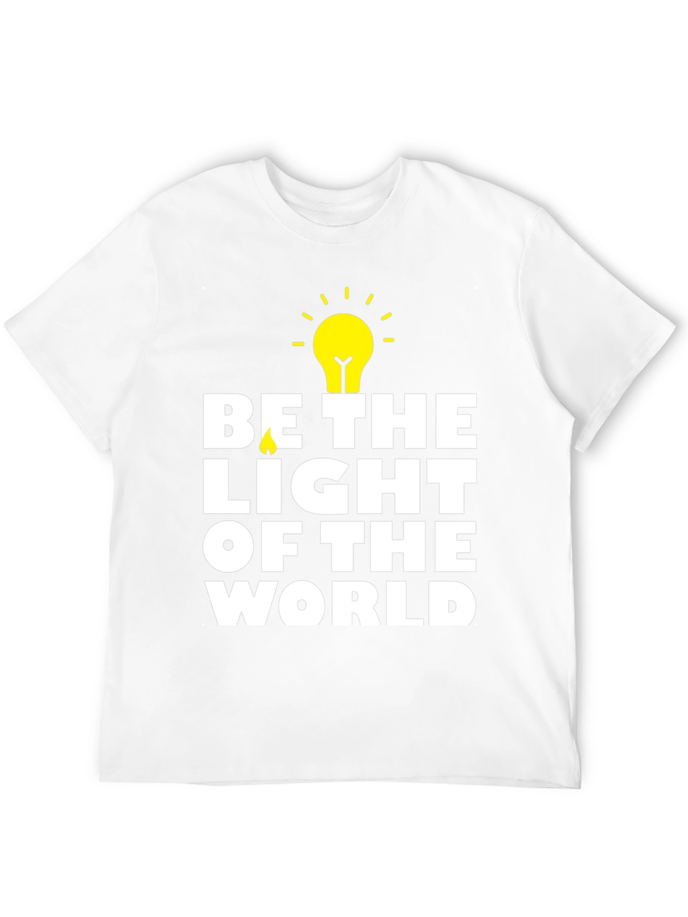 Be The Light T-Shirt - Inspirational Graphic Tee