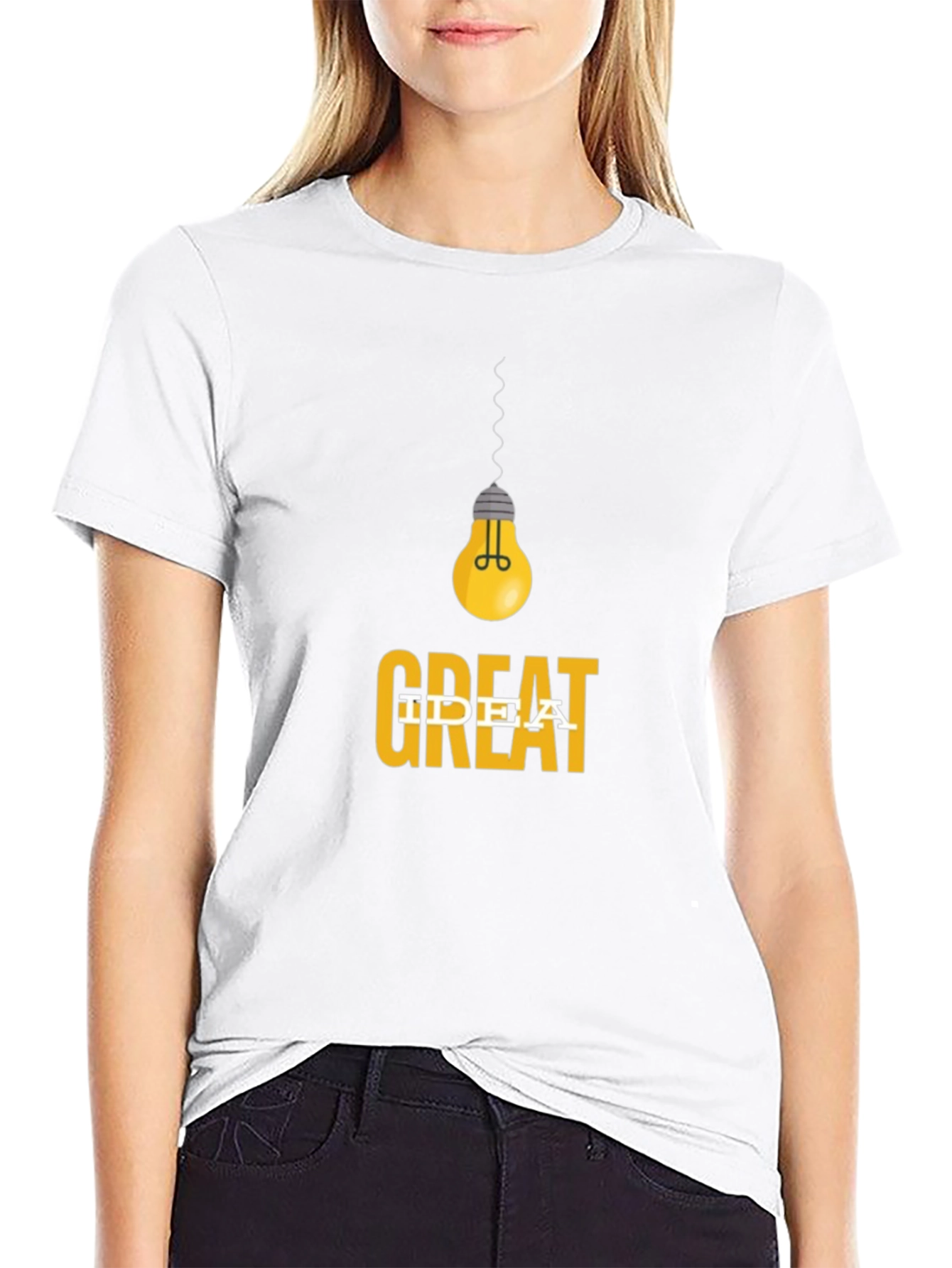 Great Idea T-Shirt - Mens Black Graphic Tee