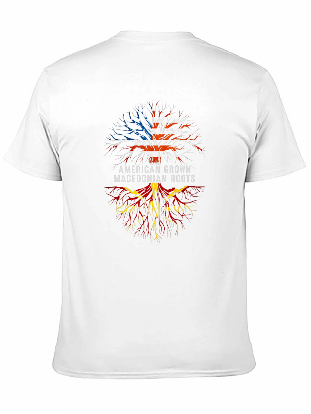 American Macedonian Roots Graphic T-Shirt