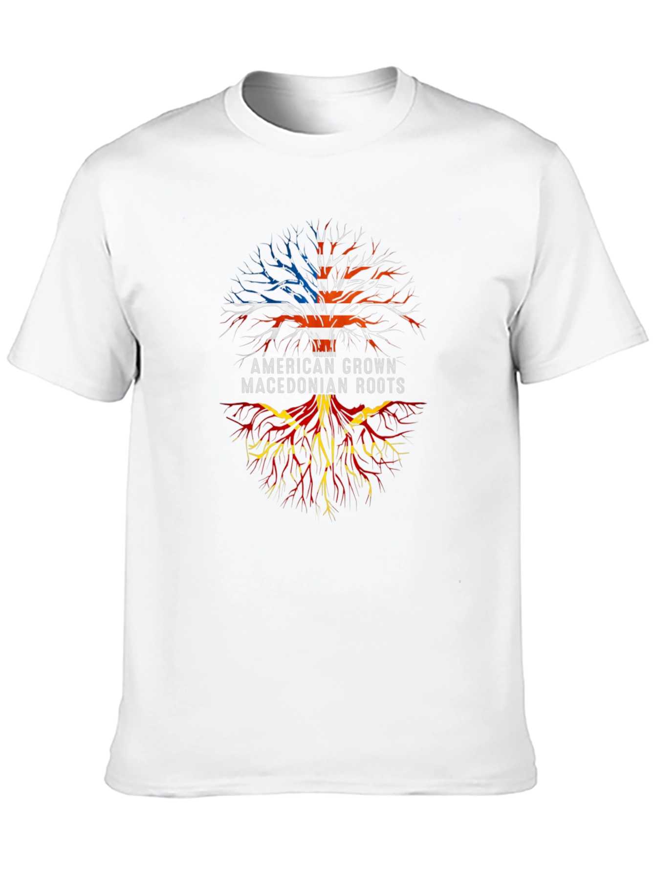 American Macedonian Roots Graphic T-Shirt