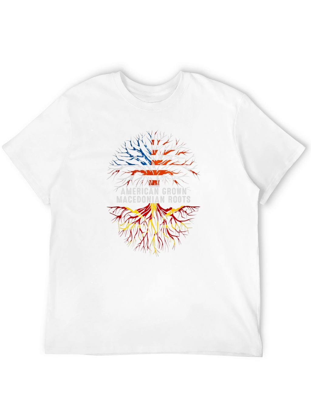 American Macedonian Roots Graphic T-Shirt