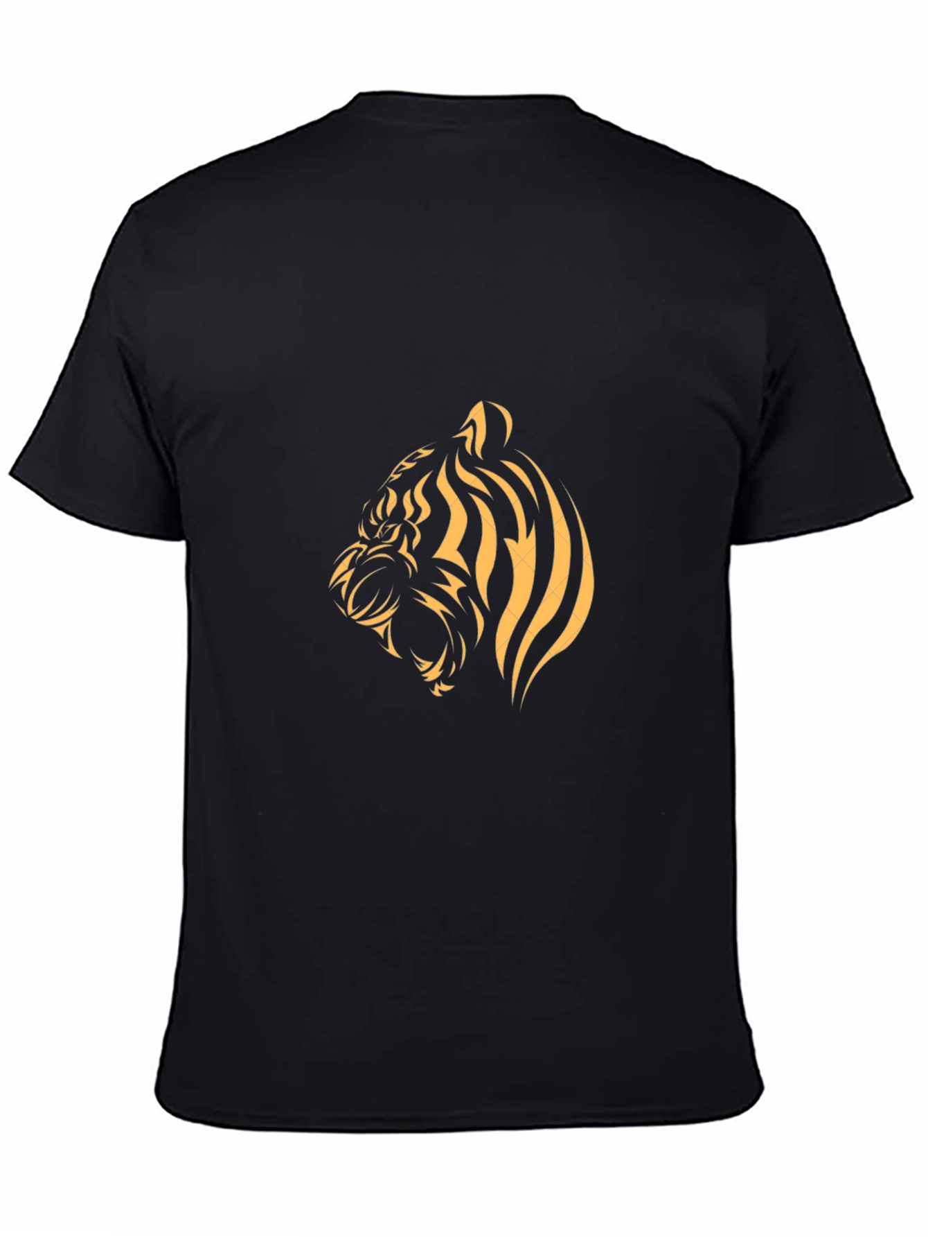 Black Tiger Graphic Tee - Bold Animal Print T-Shirt