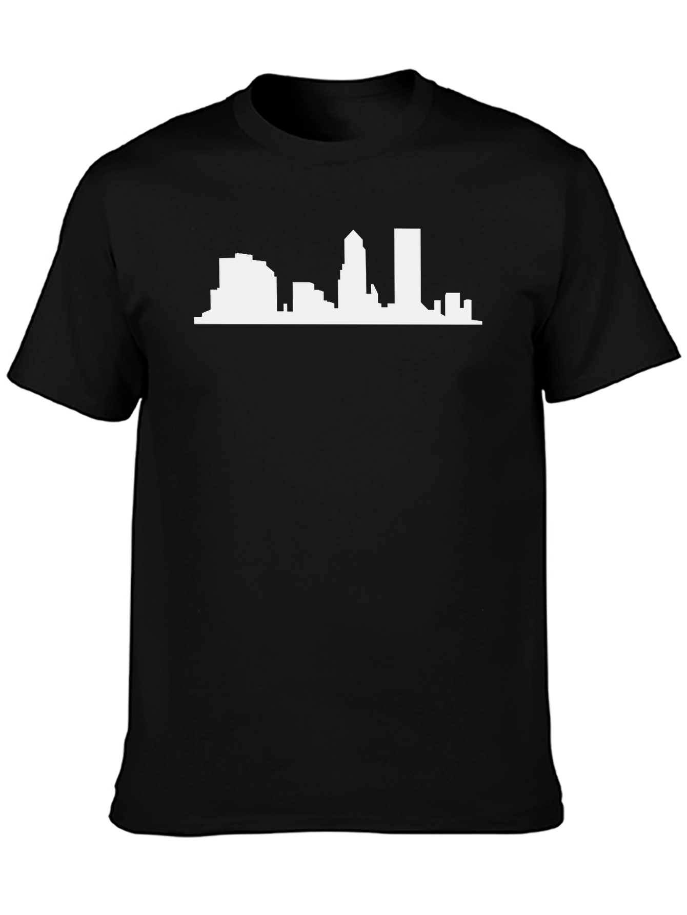 City Skyline Graphic Tee - Black