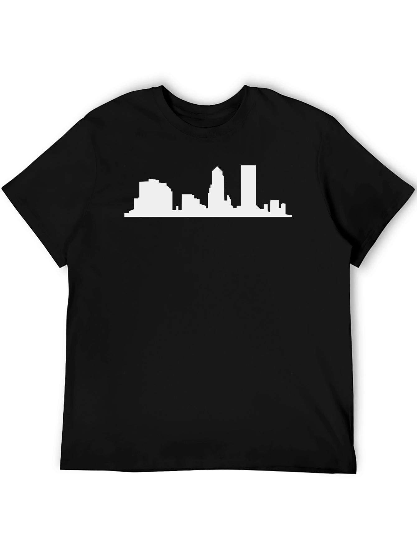 City Skyline Graphic Tee - Black
