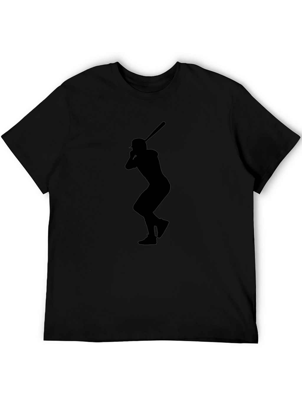 Baseball Player Silhouette Graphic Tee