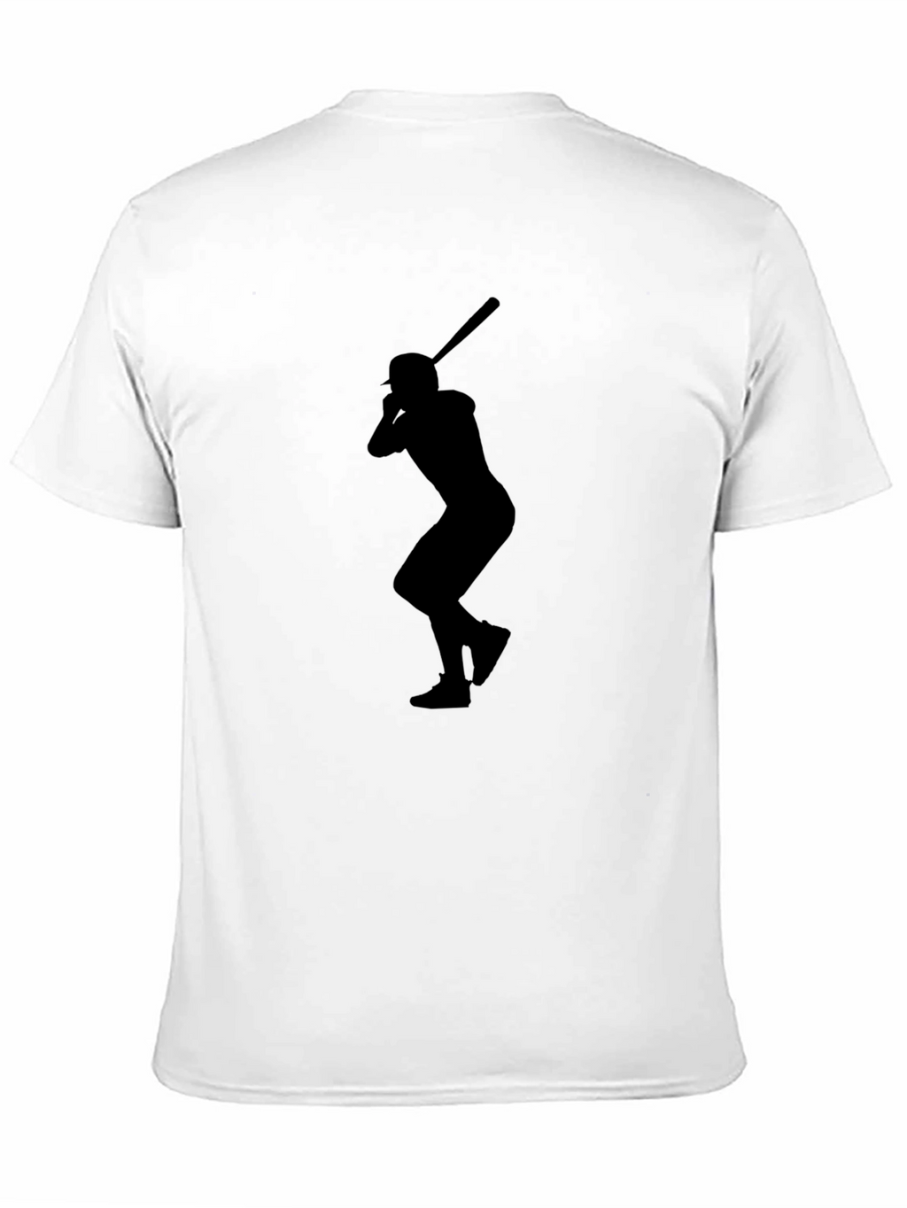 Baseball Player Silhouette Graphic Tee