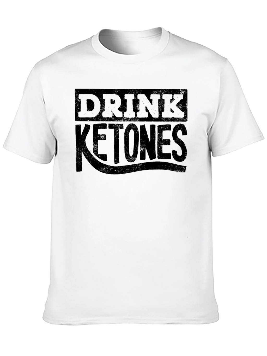 Drink Ketones Black Graphic T-Shirt