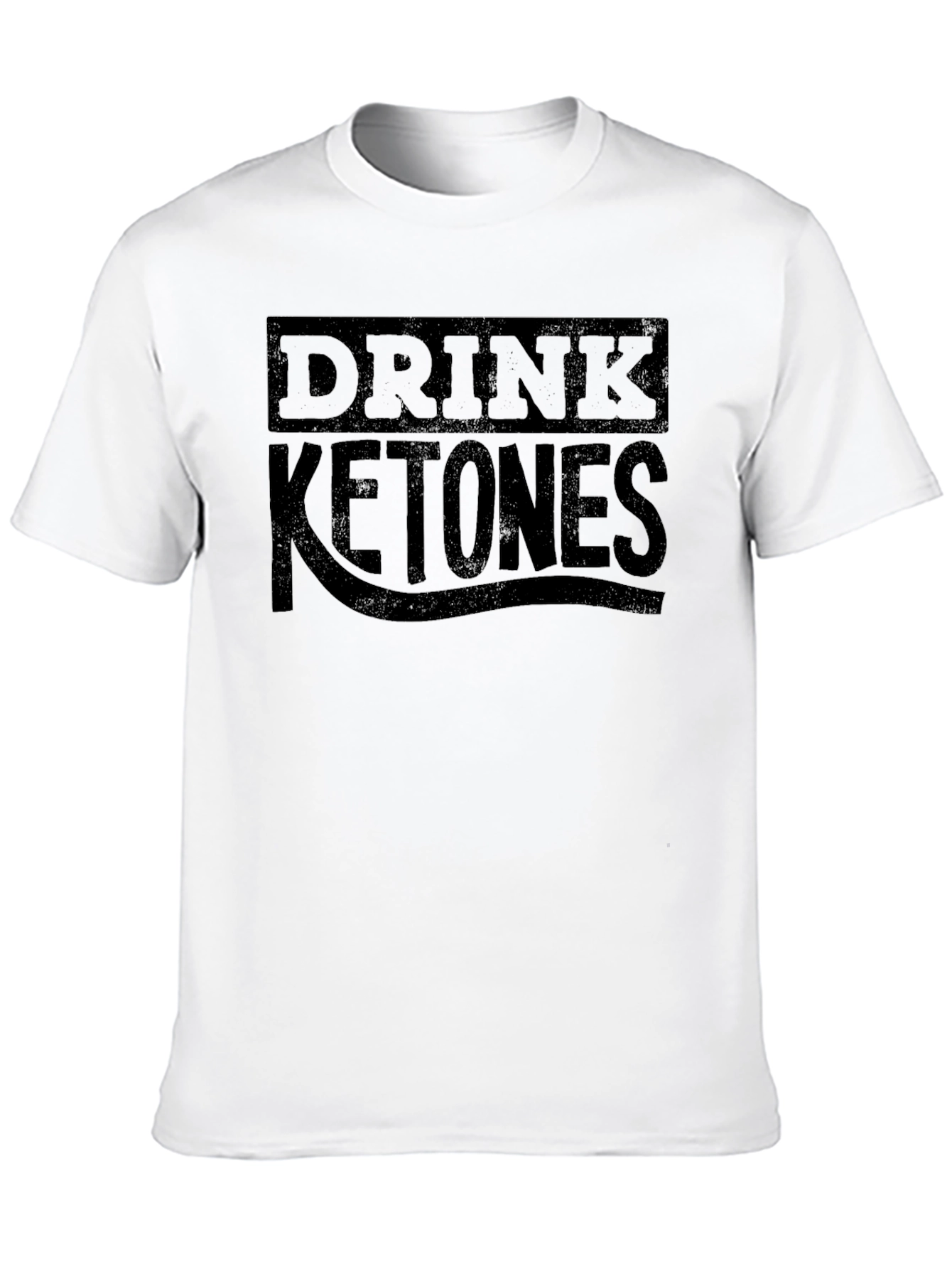 Drink Ketones Black Graphic T-Shirt
