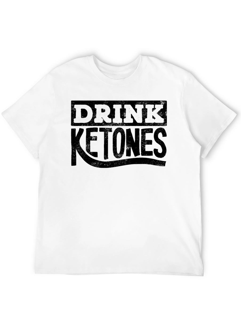 Drink Ketones Black Graphic T-Shirt