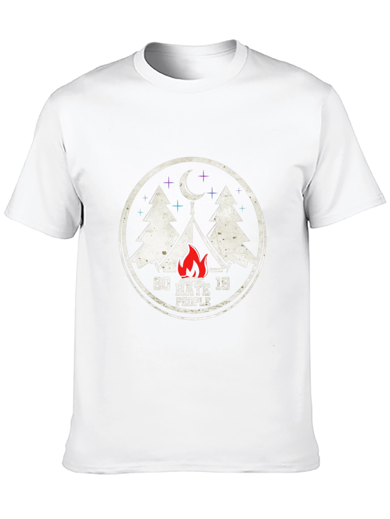 20 Hate 19 People Camping T-Shirt