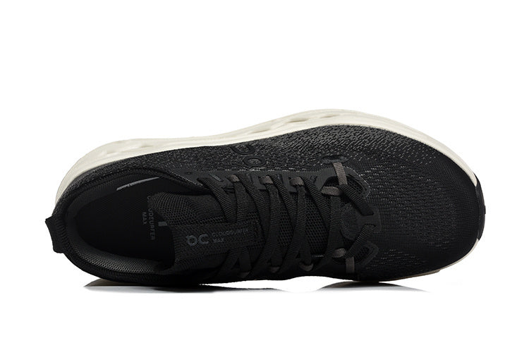 On Cloudsurfer Max Road-Running Shoes Black/White