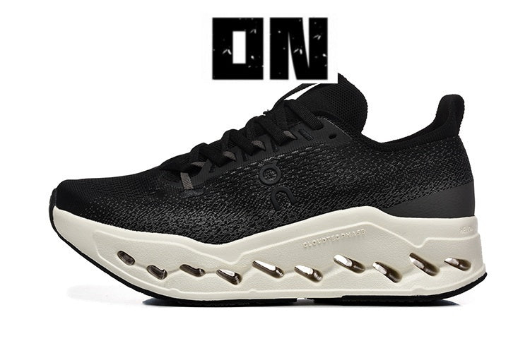 On Cloudsurfer Max Road-Running Shoes Black/White